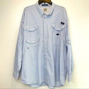 Columbia PFG Super Bonehead Omni-Shield Button Down Shirt Size XXL